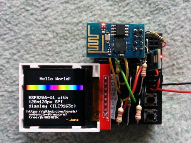 ILI9163c ESP8266